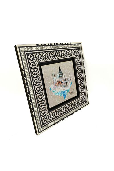 Sadrazam Masa MDF imprimata cu locuri simbolice din Istanbul 20x20 Krt-29