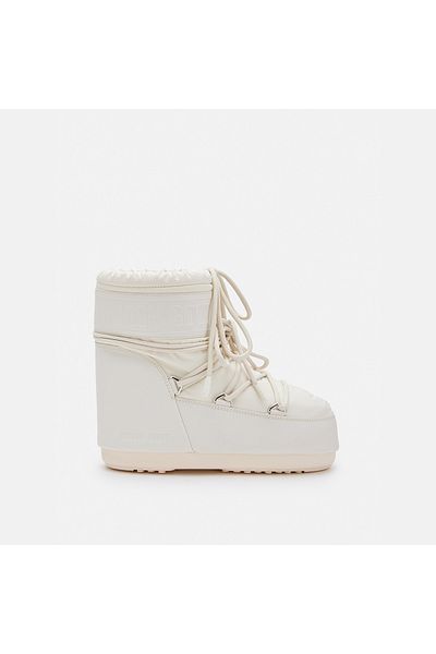 MOON BOOT Woman / girl boot (snow) 80d1409380-l002 moon boot icon low rubber cream