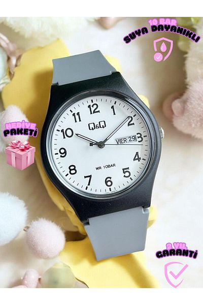 Q&Q Children's Eylence Figured Wrist Watch with 10 Atm Water Resistant Silicone Bands - 39A.003Vy