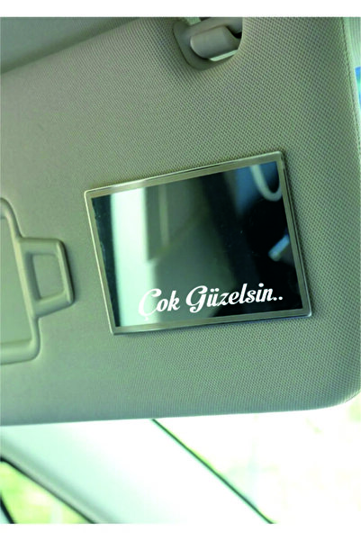 ÖZKAŞ 8 X 1,7 Cm Çok Güzelsin UV Soğuk Baskı Oto Sticker Araba Camı Yapıştırm...