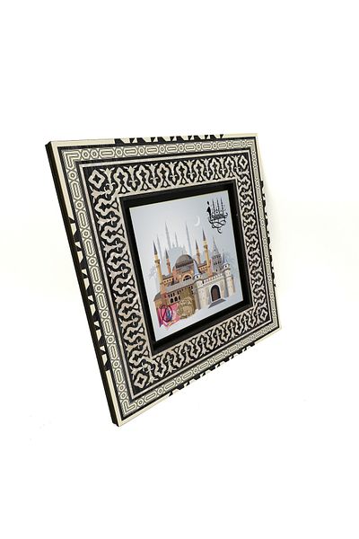 Sadrazam Masa MDF imprimata cu locuri simbolice din Istanbul 20x20 Krt-28