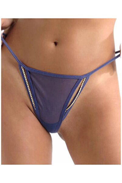DAGBUTIK Kadın Zincir Detaylı String Külot