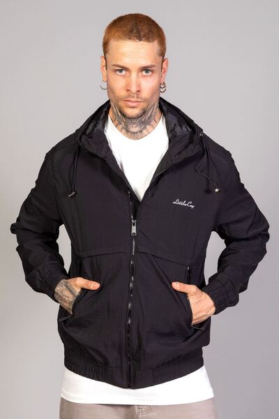 LTC Jeans Ανδρικό ελαφρύ ανοιξιάτικο μπουφάν με μαύρη κουκούλα