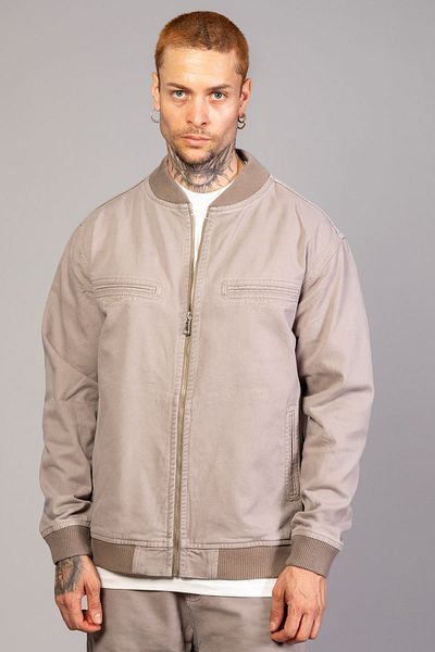 LTC Jeans Ανδρικό τζιν μπουφάν με φερμουάρ Mink Oversize