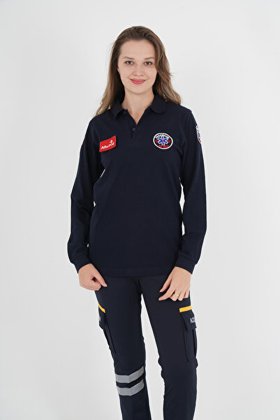 Ekg Medikal Paramedik Uzun Kollu Lacost T-shirt