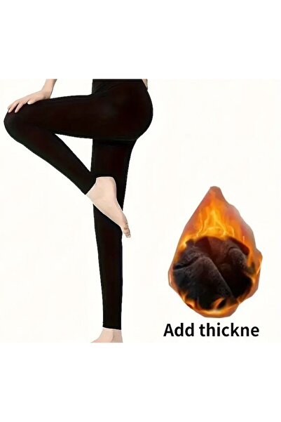 Genel Markalar İçi Kürklü Termal Kışlık Tayt