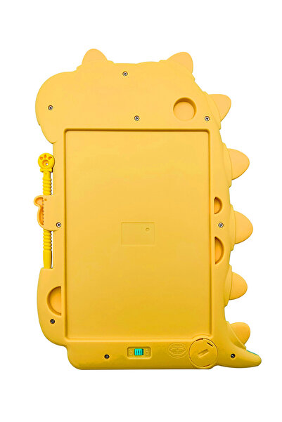 Fab N Funky Dinosaur LCD Writing & Drawing Tablet - Lightweight, Child-Safe ABS, Green, 3+ Years