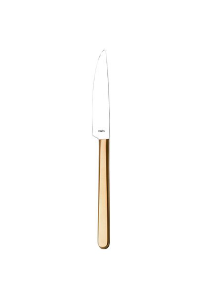 Narin Plaides Dessert Knife - Matte Gold - 12 Pcs