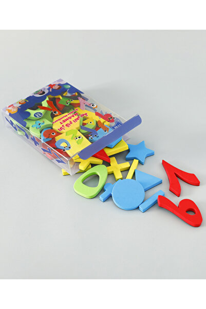 Fab N Funky Arabic Numbers Magnet Toy High Quality, Non-Toxic, Plastic, 3 Years+ - 32 Pieces