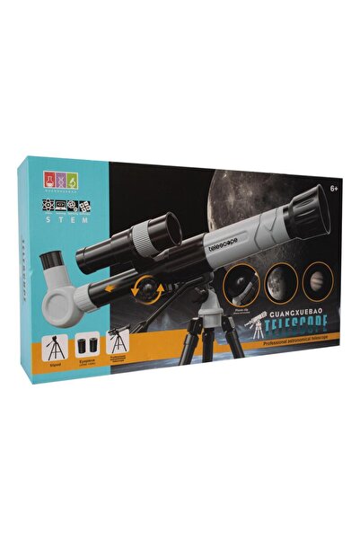 Fab N Funky Astronomical Telescope with Phone Holder for Ages 6+ , Skill Development & Learning White Playset