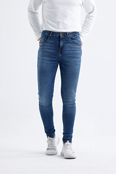 Dark Forest Süper Dar Örme Streç Likralı Denim Pantolon