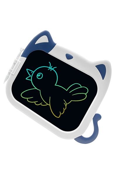 Fab N Funky جهاز لوحي LCD للكتابة والرسم باللون الأبيض للأطفال، مقاس 27.2 سم، شاشة متينة تحمي العين