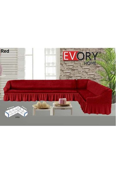 Evory Home Sofa Cover 2-Pieces 4m and 3m Super Stretchable Anti-Wrinkle Slip Flexible Resistant