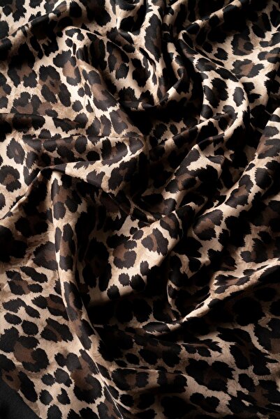 JAWEL Kadın Leopar Desen  Soft Şal