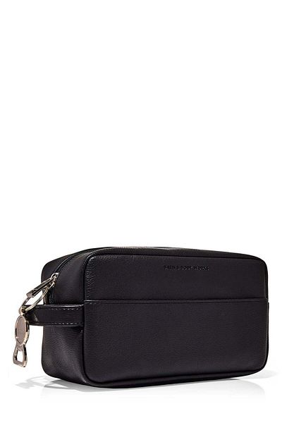 Bath & Body Works Black With Bottle Opener Cosmetic Bag