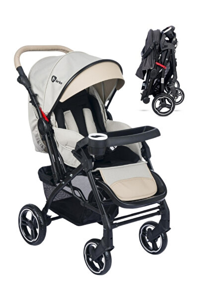 modabebekler عربة أطفال قابلة للتعديل مع طاولة طعام ثنائية الاتجاه من VD PLUS