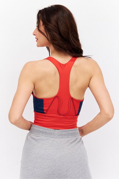 adidas x Marimekko Women Padded Training Sports Bra, Red