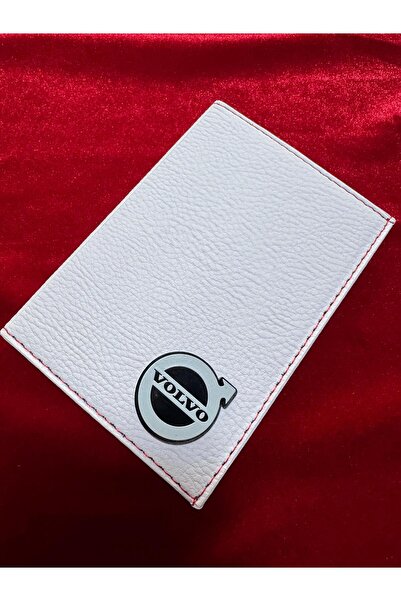 ATTA PAZARLAMA حافظة ترخيص من الجلد الأبيض من زجاج شبكي منقوش، حافظة ترخيص، م...