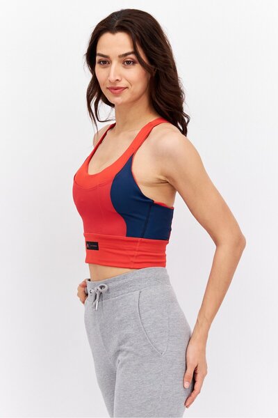 adidas x Marimekko Women Padded Training Sports Bra, Red