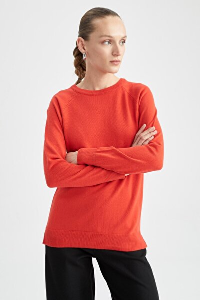 DeFacto Relaxed Fit Crew Neck Knitwear Sweater - I6913Az22Wn