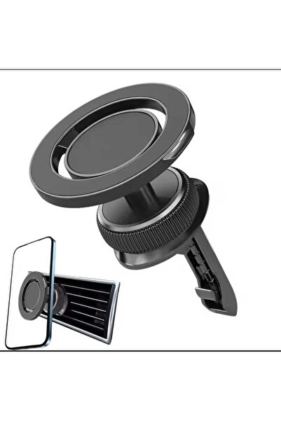 Asfal Magsafe Uyumlu Mıknatıslı Araç İçi Izgara Uyumlu Telefon Tutucu telefon...