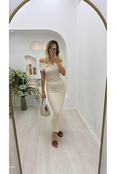 Ayda Butik Taş Triko Elbise