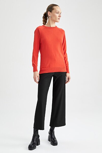 DeFacto Relaxed Fit Crew Neck Knitwear Sweater - I6913Az22Wn