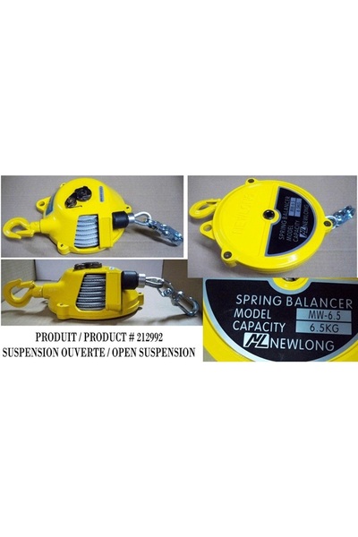 NEWLONG Balancer Spring | Portatif Çuval Ağzı Makina Askısı | Made In Japan |