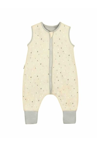 Alpar Tekstil 1.0 Tog Cotton Fiber Free Footed Double Layer Girl-Boy Sleeping Bag - Cream
