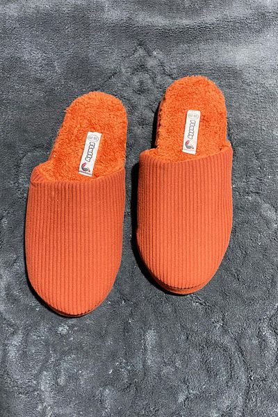 fluffy Papuci de casă din velur pentru femei