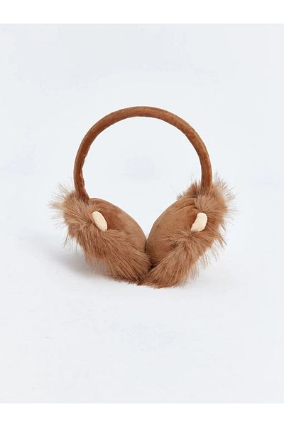 LC Waikiki Lcw Brown Lion Figured Plush Boy's Earphone