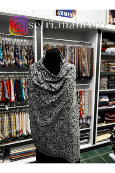 KROREN Şal Ve Damaks Desen Şatuş Şal