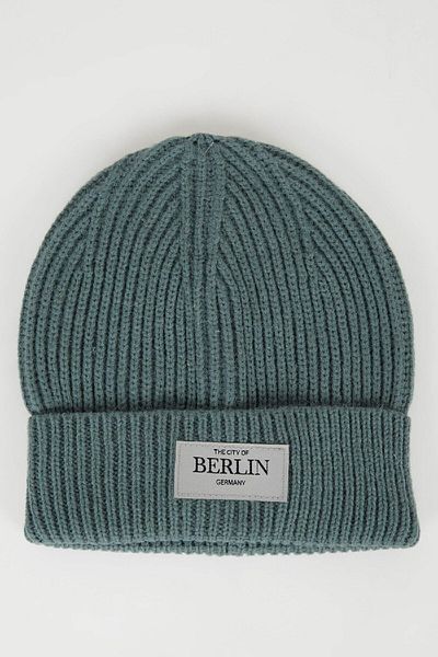 DeFacto Women's City Themed Woven Label Beanie C6950ax24wn