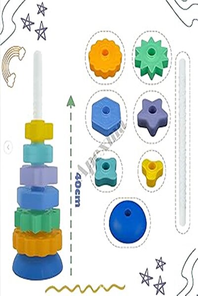 AHS Rotating Crazy Tower Toy