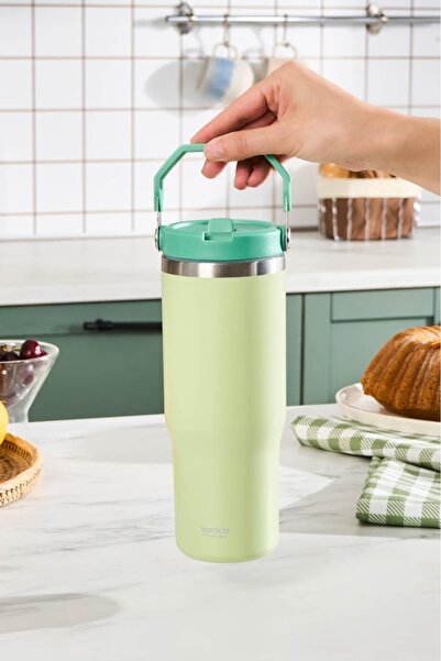 Karaca Star Ice 860 ml Mint Steel Leakproof Thermos