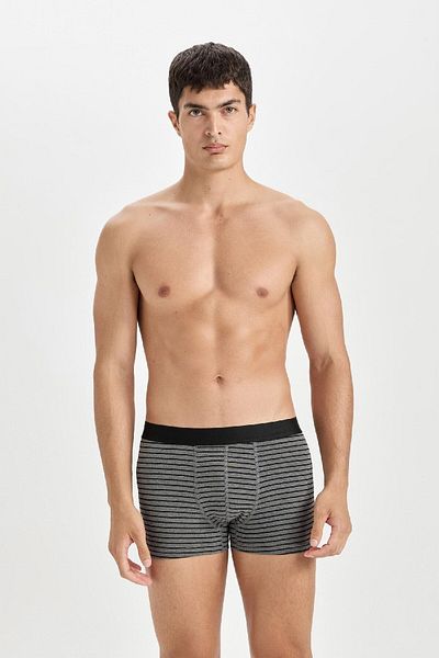 DeFacto Gestreifte 3-teilige Boxershorts für Herren C3883ax24wn