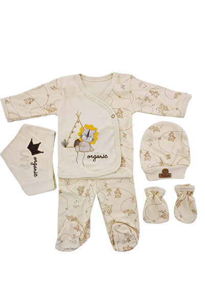 5'Lİ ORGANİK ASLAN YENİ DOĞAN SET