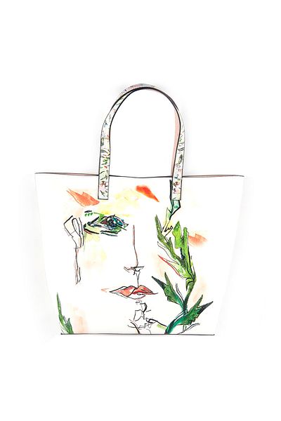 Biggdesign Schultertasche mit Gesichtern
