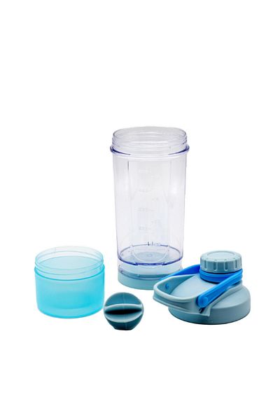 fitmart Shaker - Shaking Bottle with Compartments - 600 Ml