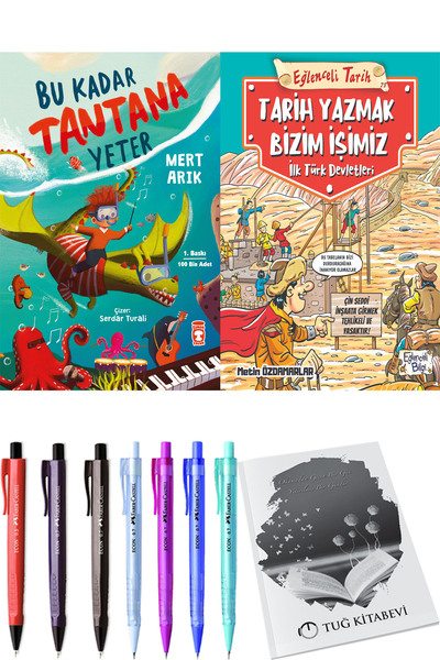 Timaş Çocuk Tarih Yazmak Bizim İşimiz ve Bu Kadar Tantana Yeter 2li Set + Hed...