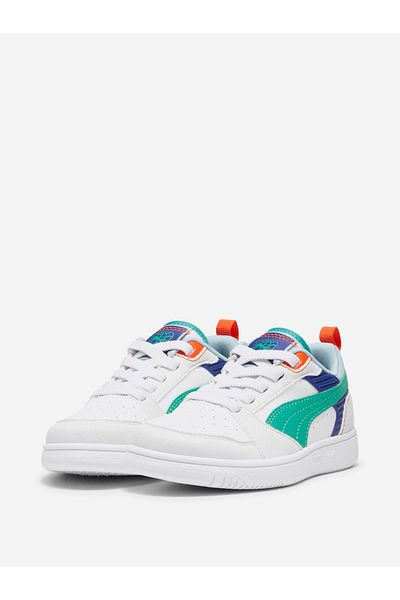 Puma Colorblock Lace Up Sneakers with Pull Tabs
