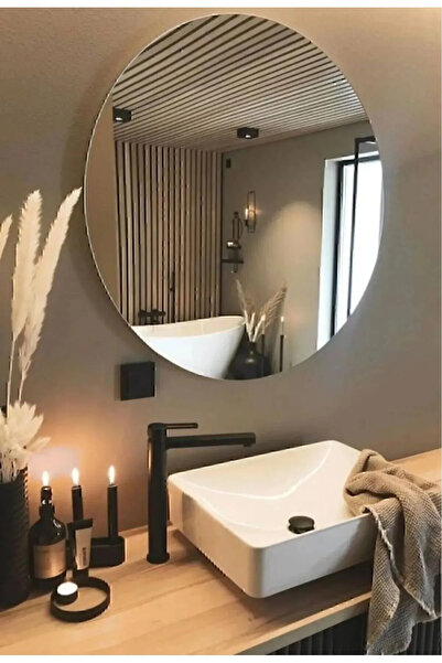 DEMİR DİZAYN 55cm Dekoratif Duvar Aynası