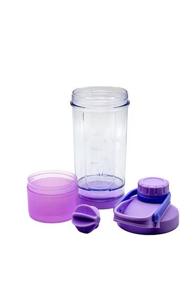fitmart Shaker - Shaking Bottle with Compartments - 600 Ml