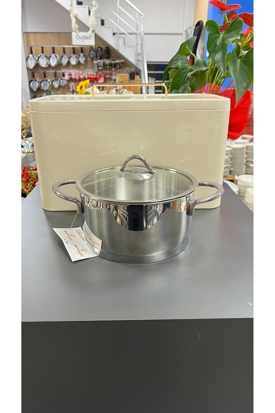 SAFINOX Vision 22x12 Çelik Derin Tencere 4.5 Litre