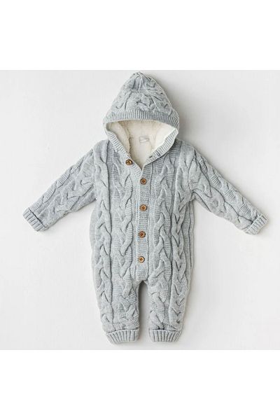 andywawa AC24336 Knitwear Knitwear Baby Cosmonaut Gray Melange