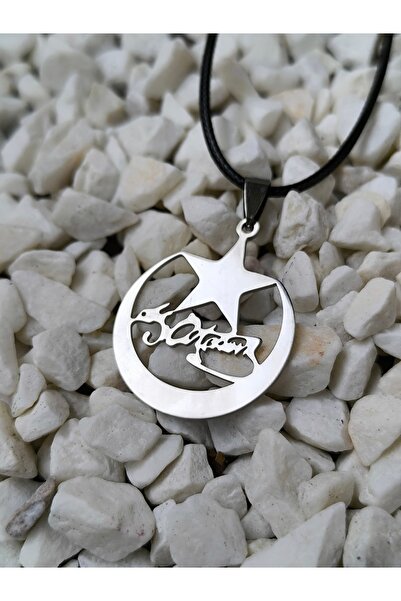 Ay Yıldız Atatürk Signed Steel Necklace -  THIN and LIGHT PRODUCT