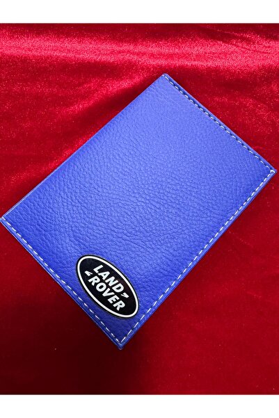 ATTA PAZARLAMA حافظة ترخيص من الجلد الأزرق من زجاج شبكي منقوش، حافظة ترخيص، م...