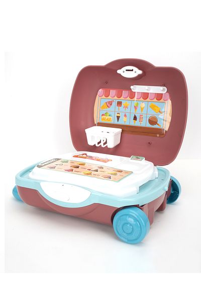 Fab N Funky مجموعة ألعاب Dessert Luggage 8035-1، لتطوير التنسيق بين اليد والعين، 27 قطعة، لعبة تظاهرية للأعمار من 3 سنوات فما فوق