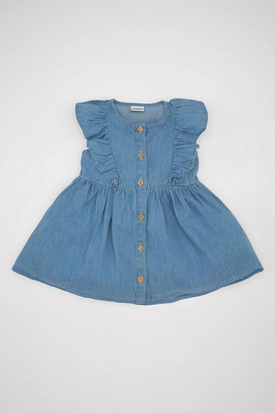 DeFacto Ärmelloses Jeanskleid für Babymädchen - D4614A524SM