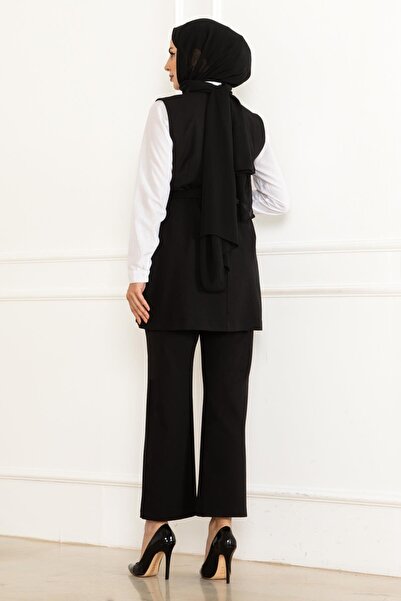 Modamihram Черен двоен комплект - колан, модел 19232